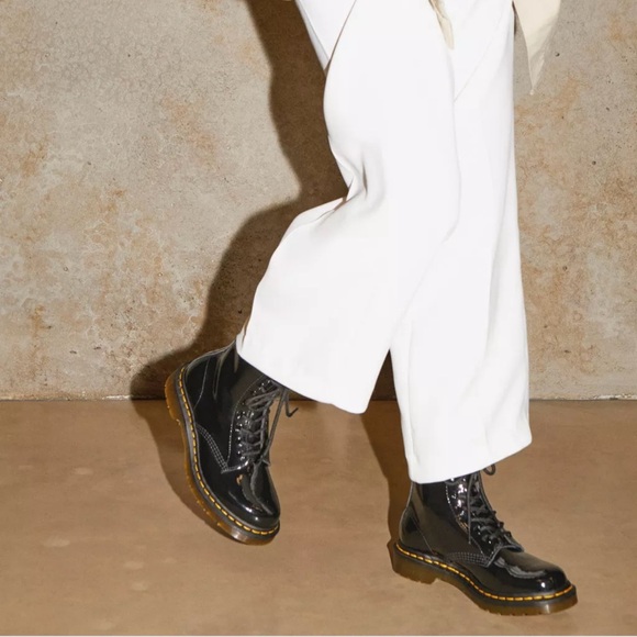 Dr. Martens 1460 Patent Leather Lace Up Boots - Picture 7 of 16